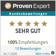 ProvenExpert Bewertungssiegel